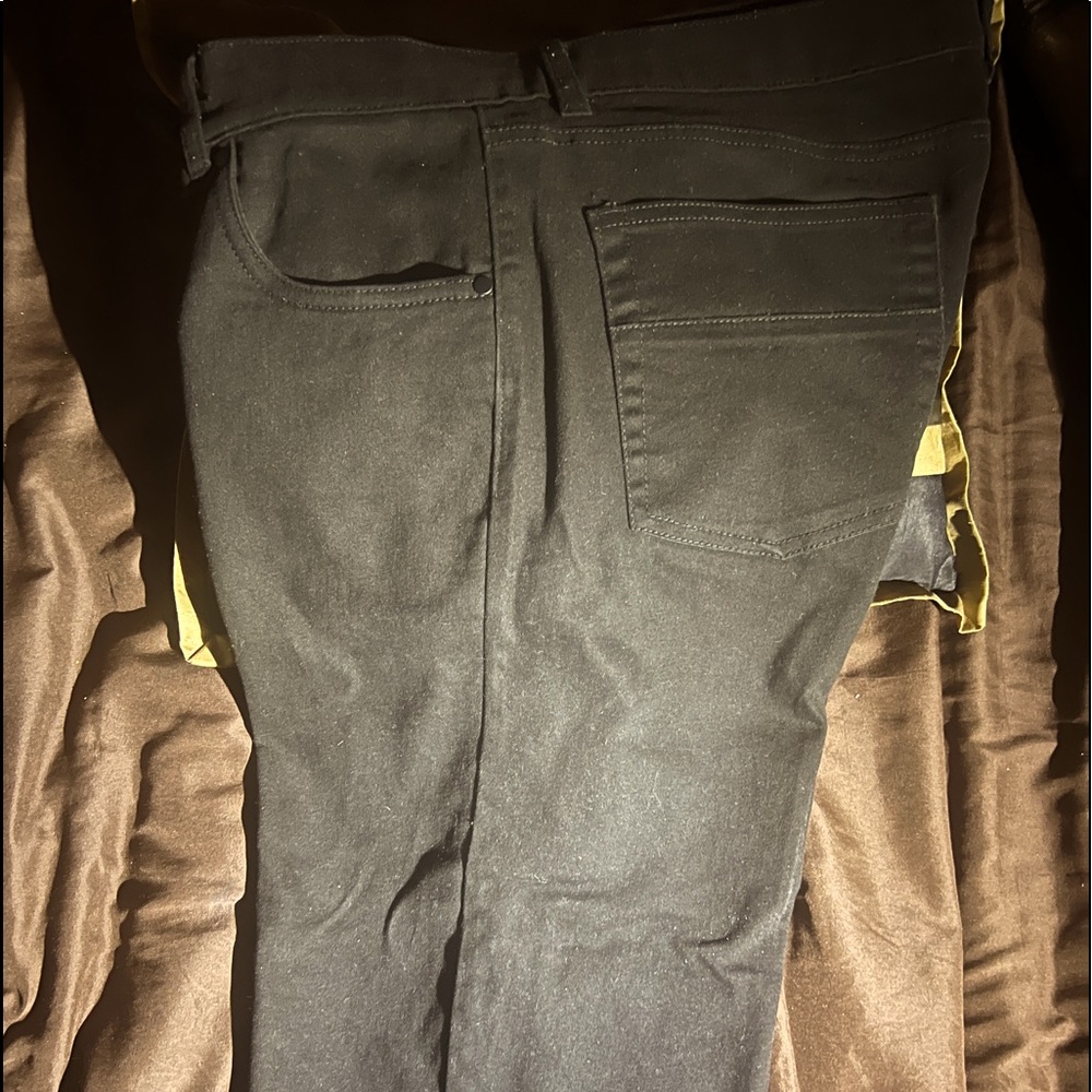 Mens Black Slim fit stretch jeans